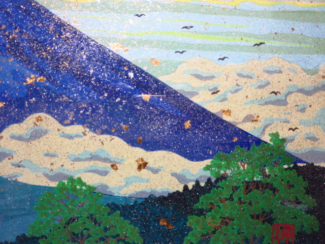 Yahoo!オークション 富士山の絵を木版画で制作した井堂雅夫の富士山の