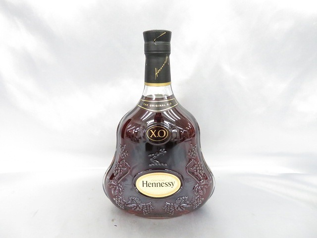 未開栓】Hennessy ヘネシー XO 黒キャップ クリアボトル ブランデー
