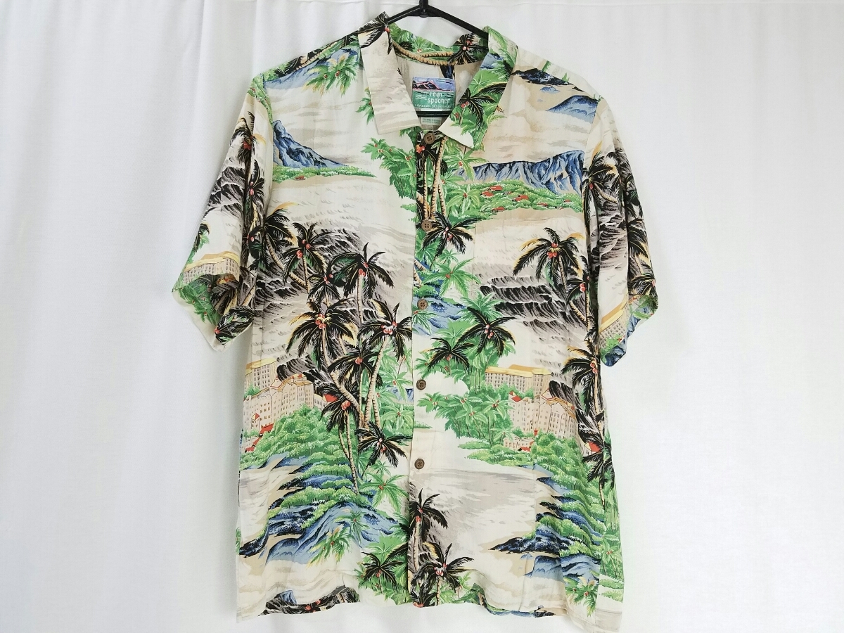 HOT，送料無料 80s 当時物 reyn spooner ダイヤモンドヘッドタグ レインスプーナー レーヨンシャツ アロハシャツ 柄合わせ ハワイ製 size XL 1808463(XLサイズ以上)｜売買されたオークション情報、yahooの商品情報を トップス