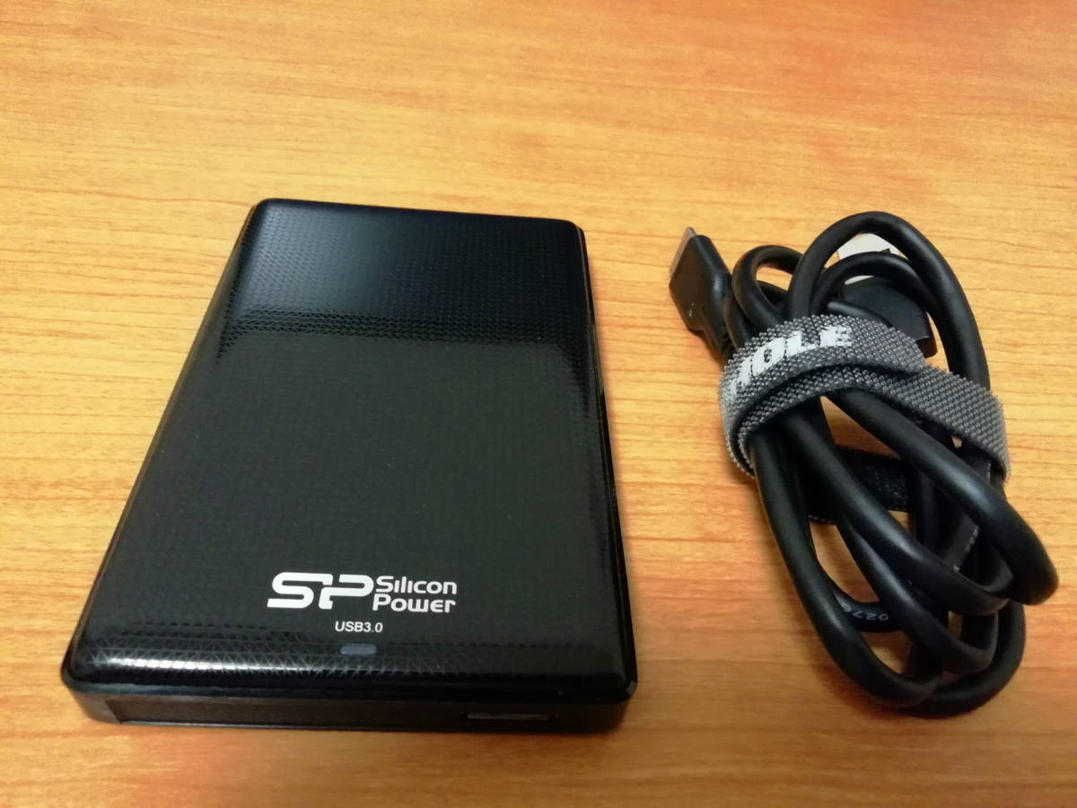Silicon Power 1TB USB3.0 外付け SP010TBPHDD03S3K_1