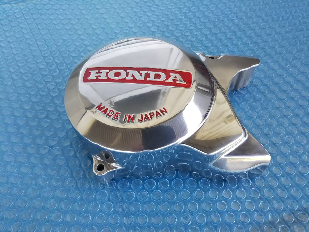 素人によるジェネレーターカバー加工切断（ホンダ メッキ