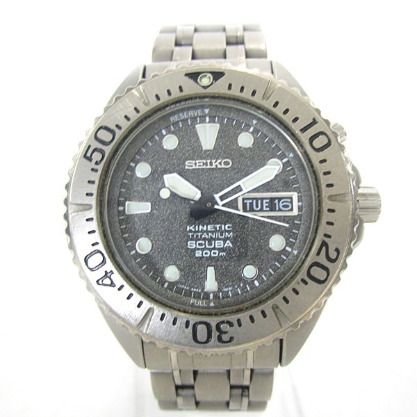 めいページ 10 06-48461-25 SEIKO セイコー KINETIC キネティック SCUBA 200m 5M43