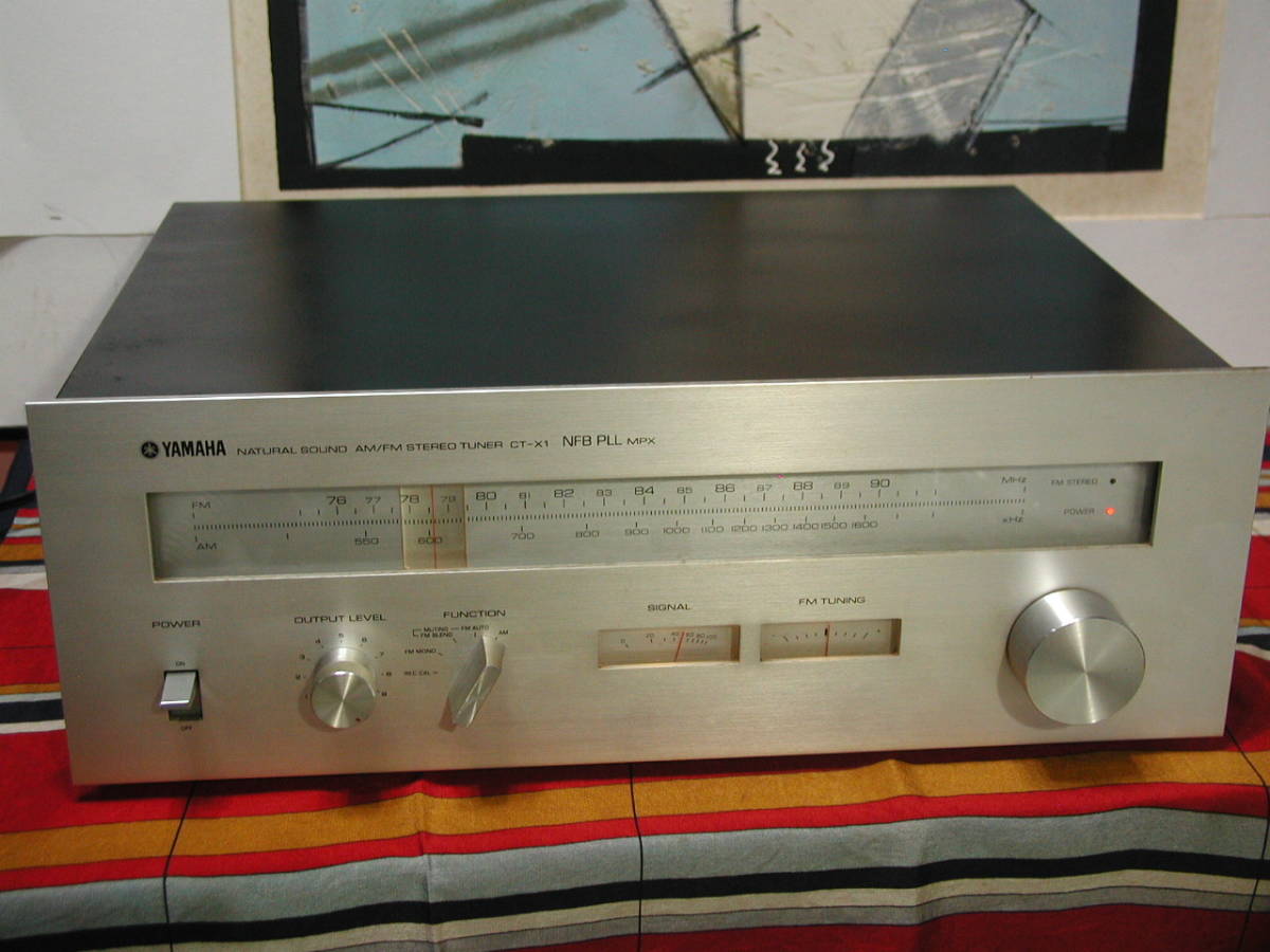 高品質，お得 受信良好 YAMAHA CT-X1 FM/AMチューナー .当時￥35 000 ヤマハ(チューナー)｜売買されたオークション情報、yahooの商品情報をアーカイブ公開 - オークファン チューナー