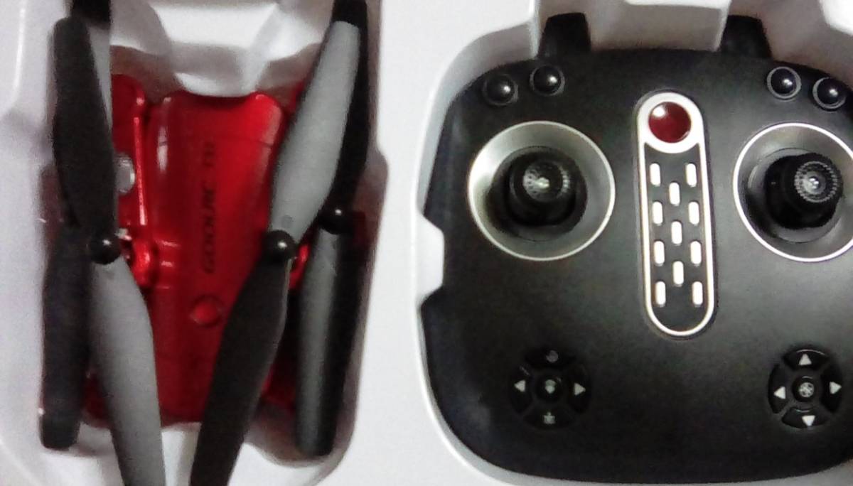 GoolRC T32 ドローン 折り畳み式 　赤　新品　