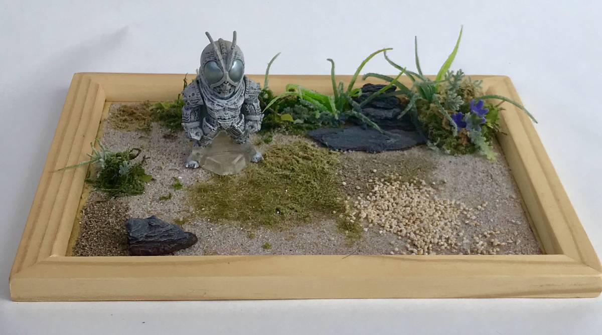 ラスト出品　ジオラマベース 小さなお庭 ミニフィギュア・シルバニアファミリー等に C_4