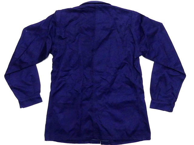 即決★フランス軍 SAINT JAMES★メンズM位 ビンテージ 古着 カバーオール セントジェームス 88-76 紺 60s フランス製 ジャケット コート フランス軍Vリブネックセントジェームスセーター(デッドストック SAINT フランス軍 JAMES｜セントジェームス（メンズ）の通販 - ZOZOTOWN