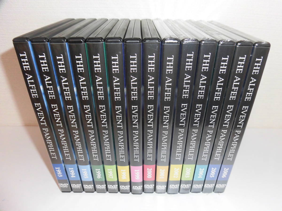 DVD THE ALFEE EVENT PAMPHLET 1993-2006 イベントパンフレット 全14巻