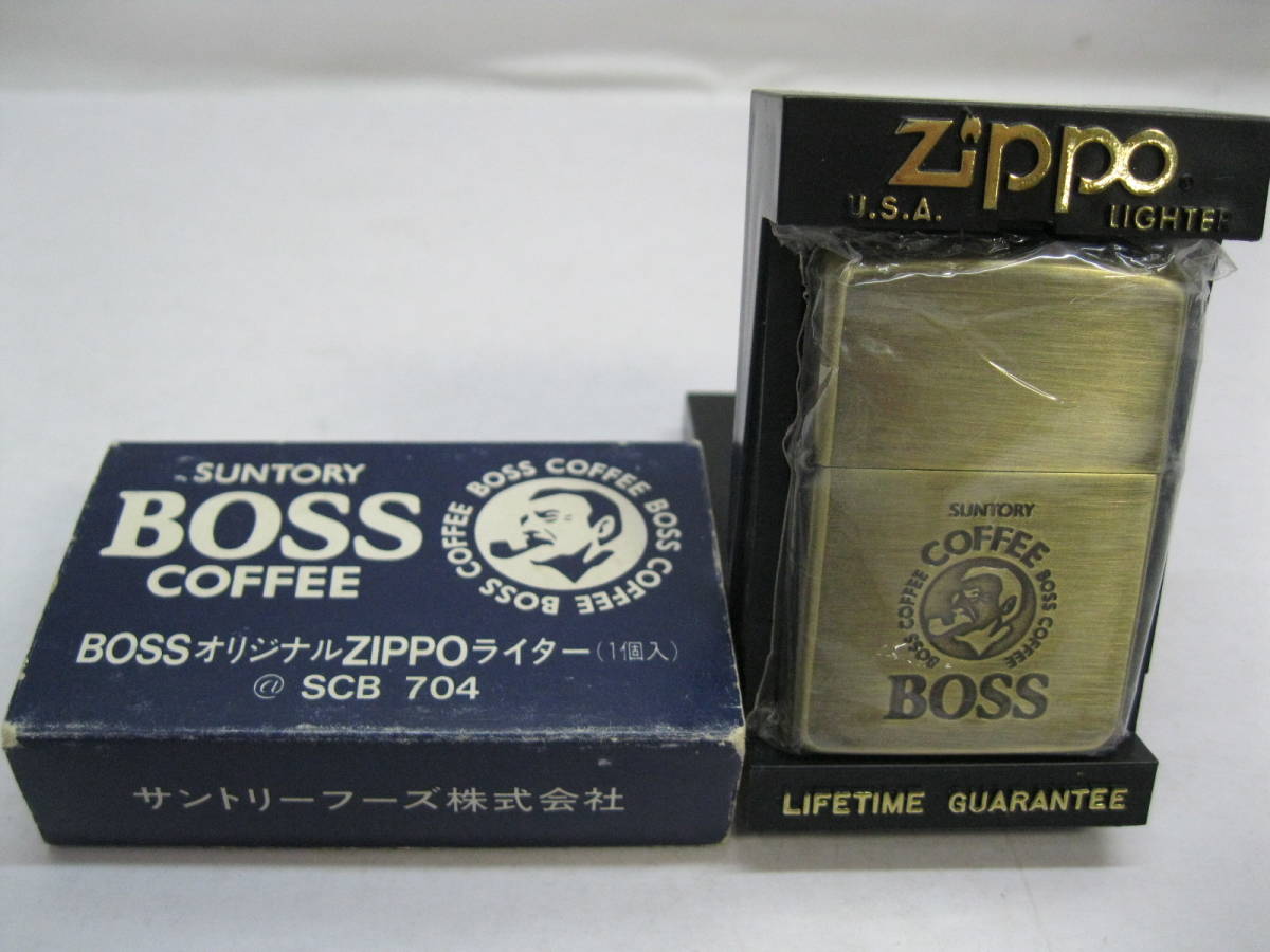  I0730-54M/ 品 BOSS オリジナル ZIPPO ライター ノベルティ サントリー(その他)｜売買されたオークション情報、yahooの商品情報をアーカイブ公開 - オークファン Zippo
