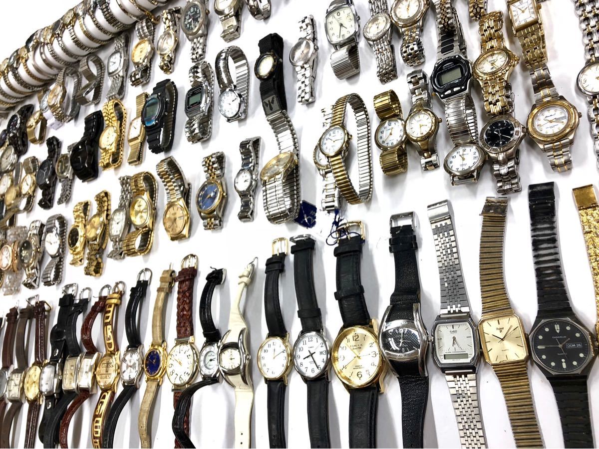 腕時計 大量 まとめて 200本 セット 全てブランド BULOVA SKAGEN SEIKO CITIZEN CASIO WALTHAM ELGIN PEUGEOT HELBROS まとめ売り 027