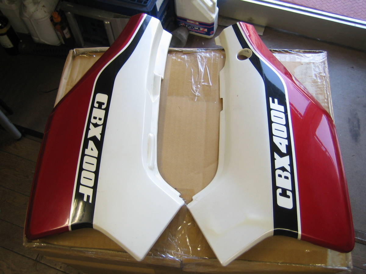CBX400F NC07 純正サイドカバー左右セット