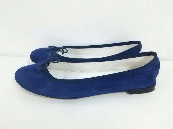 靴 フラットシューズ レペット repetto 37 スエード レディース