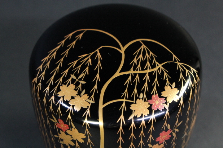 共箱 2026年最新Yahoo!オークション 薄茶器 漆芸 - 黒塗金蒔絵 中
