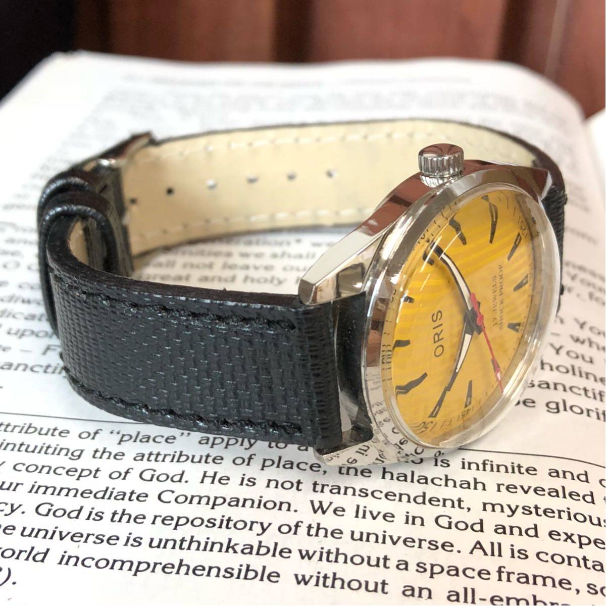 ☆ 極美品 ☆ ORIS 17石 オリス ヴィンテージ 腕時計 OH済 ライト 