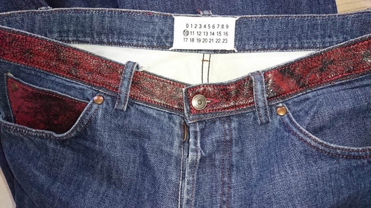 Martin MARTIN Margiela Maison MARGIELA010アーティザナルレザー切替 
