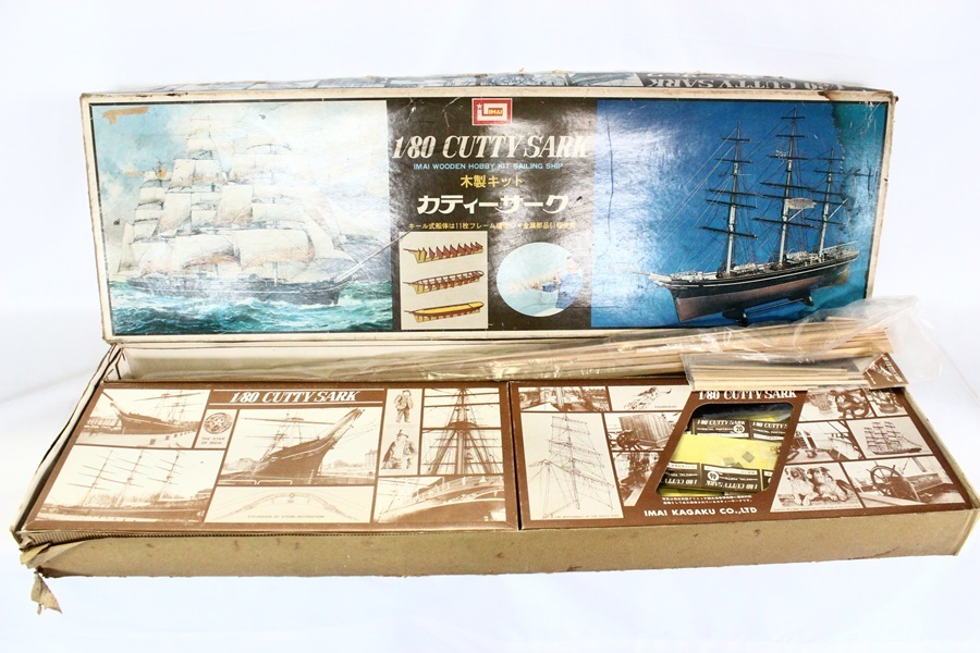 Imai Kagaku 1/80 Cutty Sark 木製キット 東京)IMAI/イマイ 1/80 CUTTY SARK カティーサーク 木製キット ,名