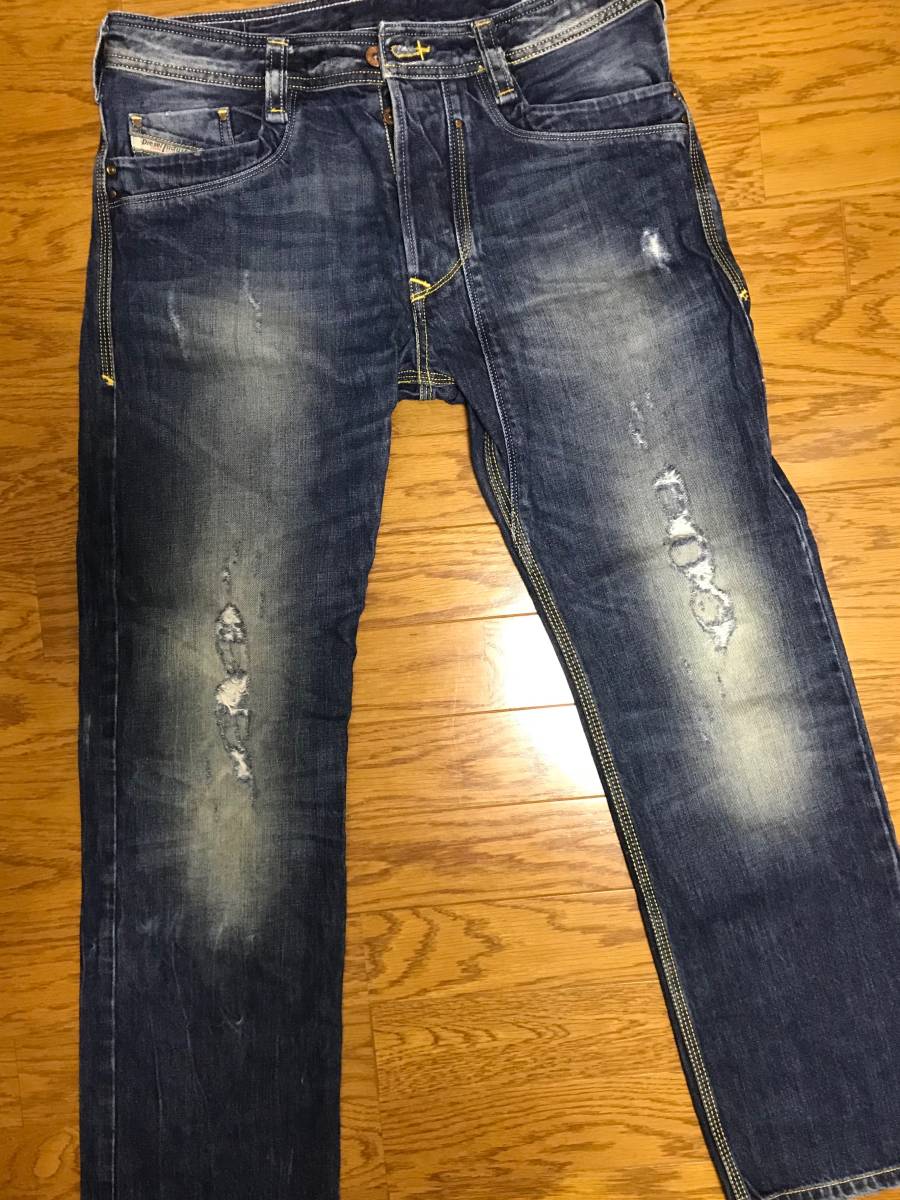 ☆中古ディーゼルDIESEL TIMMEN ダメージ加工WASH008U9 W31 L30 