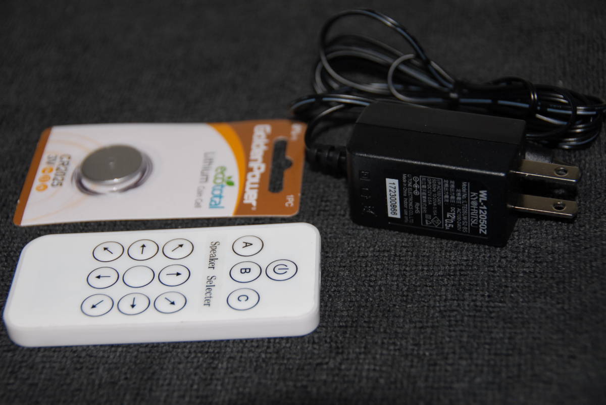 ★☆赤外線リモコン式　3スピーカーセレクター (自作品)☆★ 赤外線リモコン式 | ススピーカー Aタイプ 自作品 スピーカーセレクター｜セレクター｜オーディオデザイン