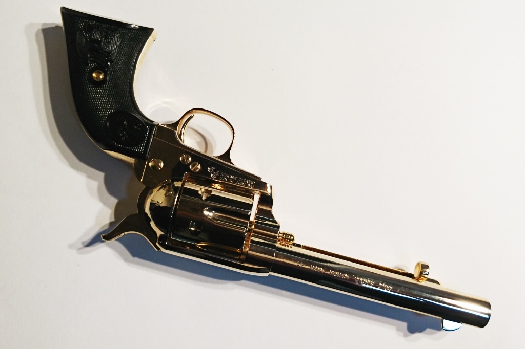 コクサイ24K金属モデルガンSAA COLT'S CLASSIC S.A.A BLACK POWDER ARTILLERY コルト シングル ...