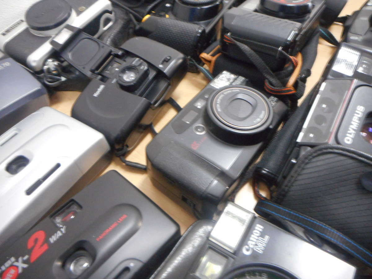 Canon ミノルタ リコー　オリンパス　いろいろ　カメラ　デジカメ まとめ T-59 キャノン ミノルタ オリンパス リコーなど コンパクトカメラ 18台