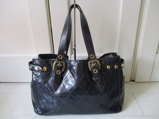 ◆本物 J&Mデヴィットソン 濃紺 レザートートバック 美品◆