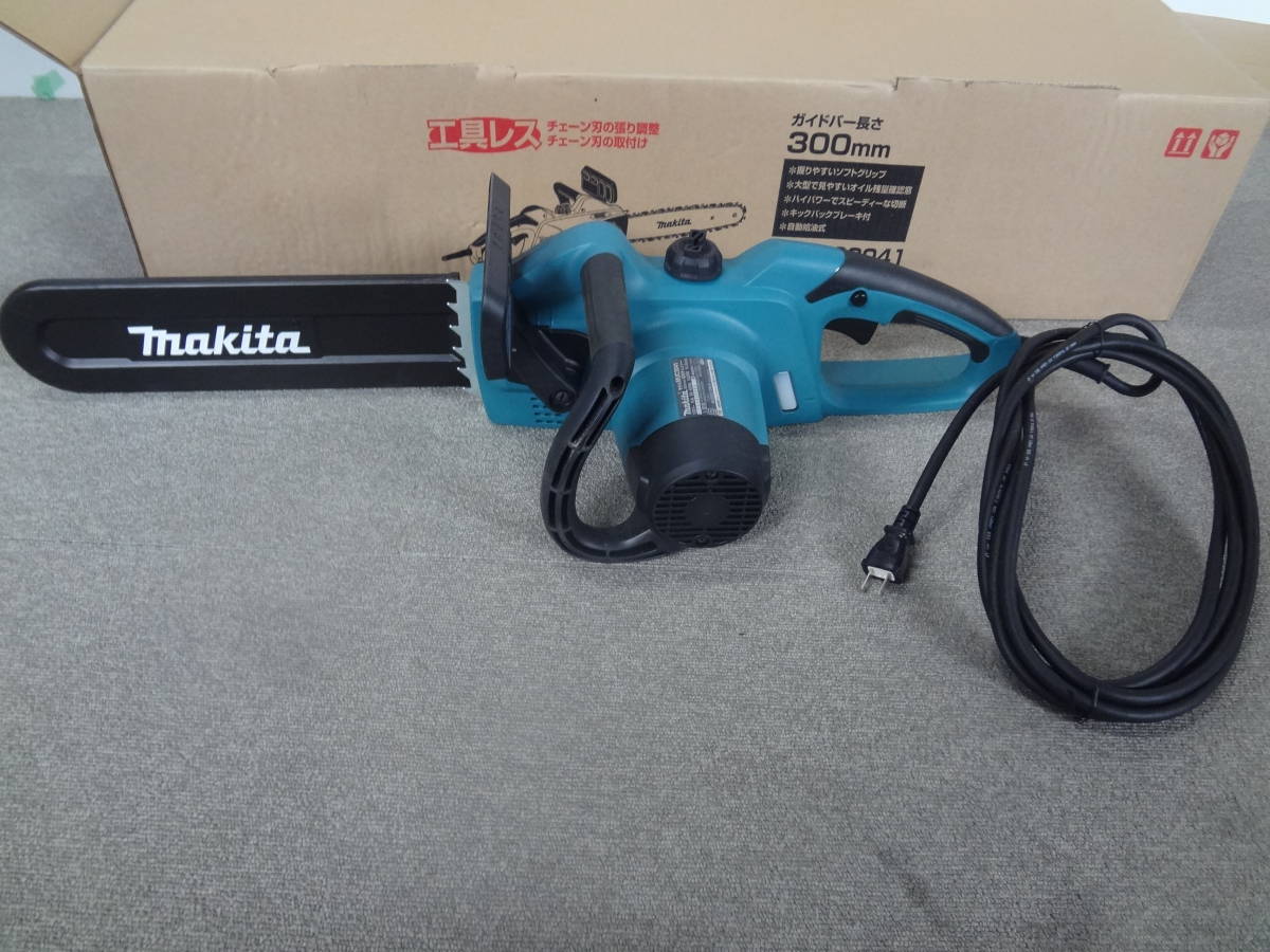 未使用 MAKITA マキタ 300ｍｍ 電気チェンソー MUC3041 ③