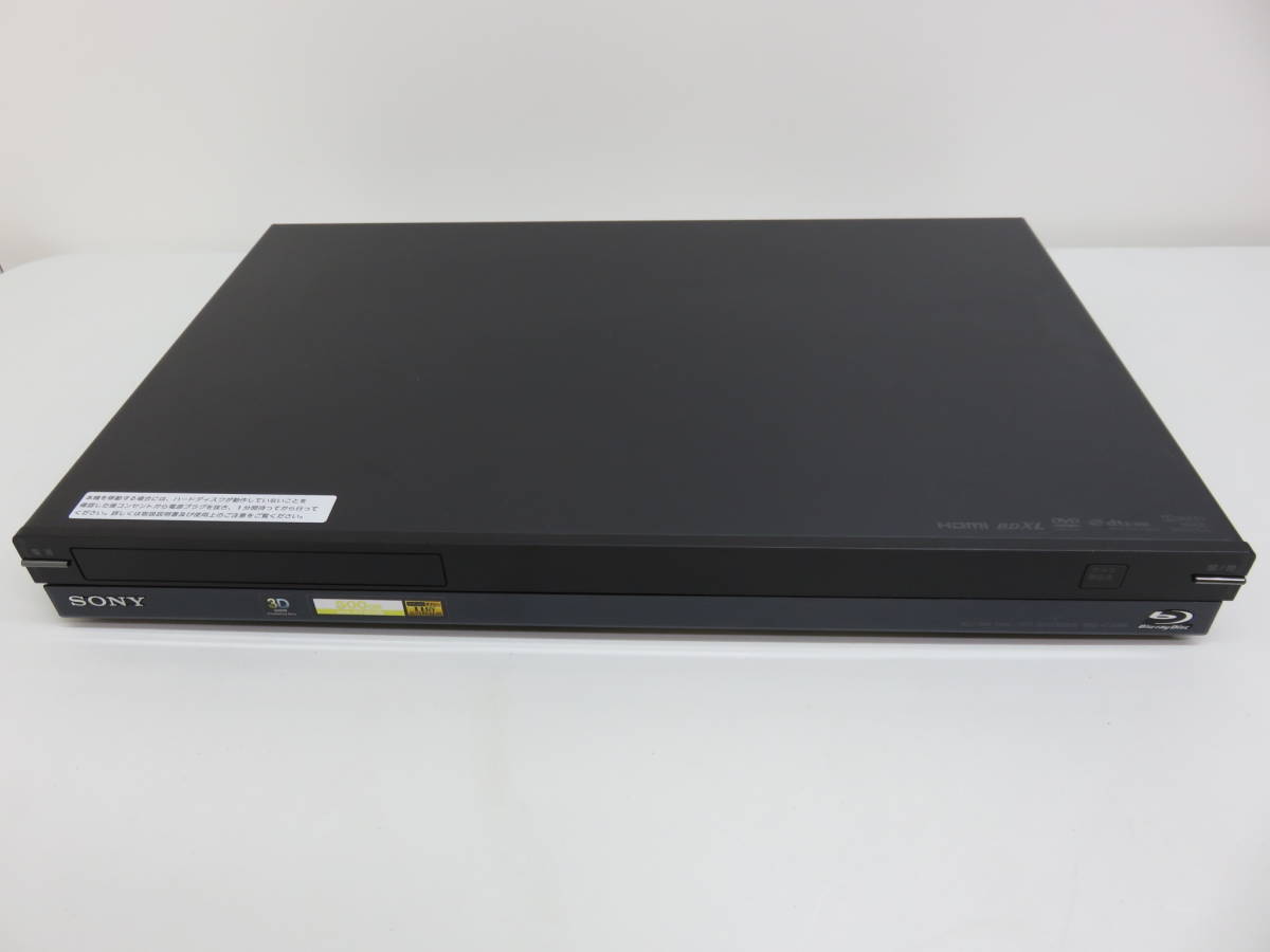 SONY ソニー BDZ-AT300S 500GB 3D対応 HDD ブルーレイレコーダー DVD