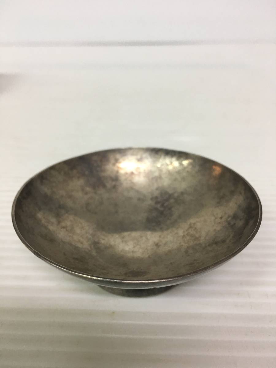 銀杯 純銀 酒器 総重量98g 保管品木箱入 造幣局製 内閣総理