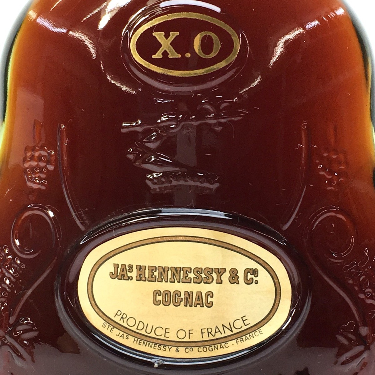 JAs ヘネシー XO 金キャップ グリーンボトル 700ml 箱付 コニャック 1J 