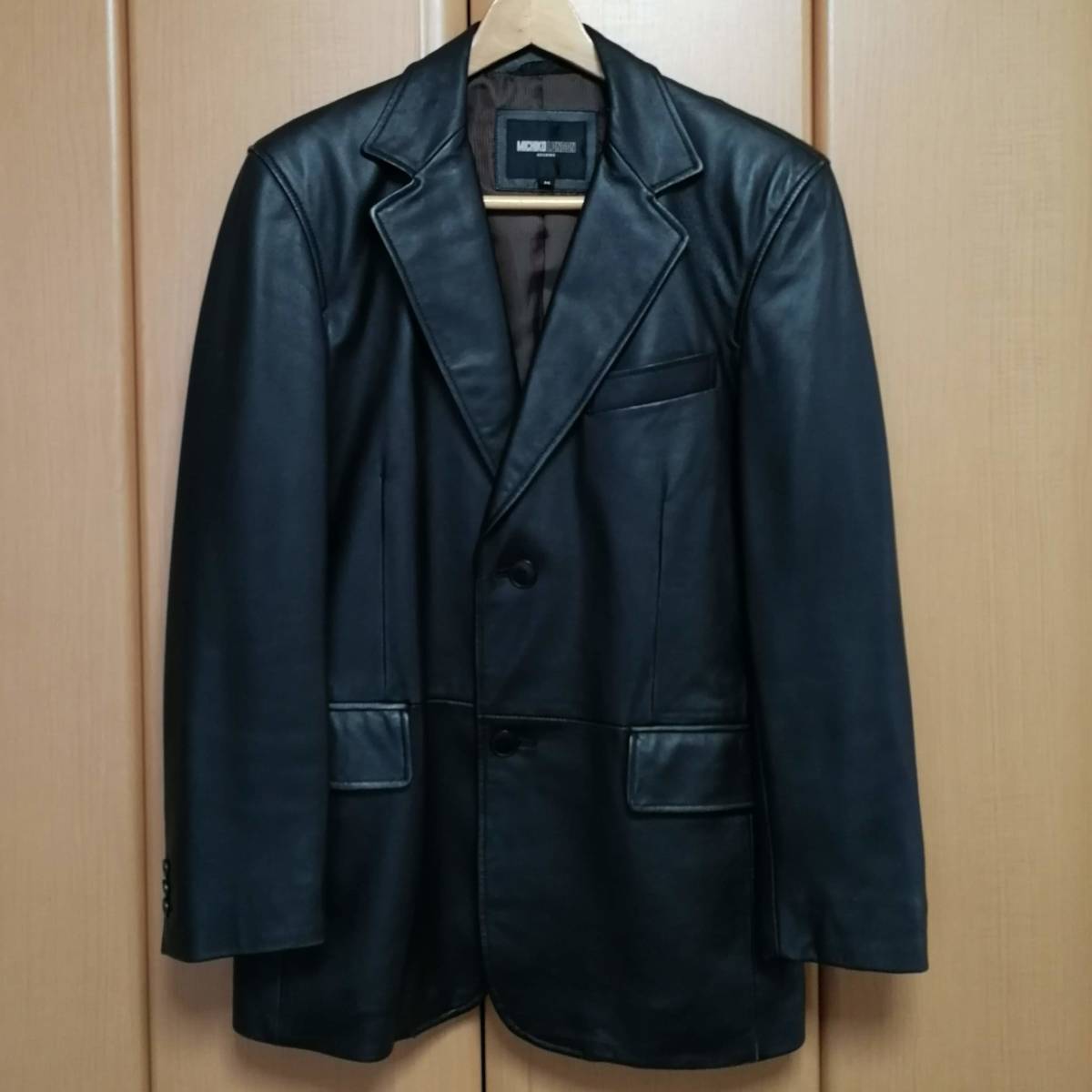 レザージャケット Mサイズ ラムレザー 羊革 ミチコロンドン MICHIKO