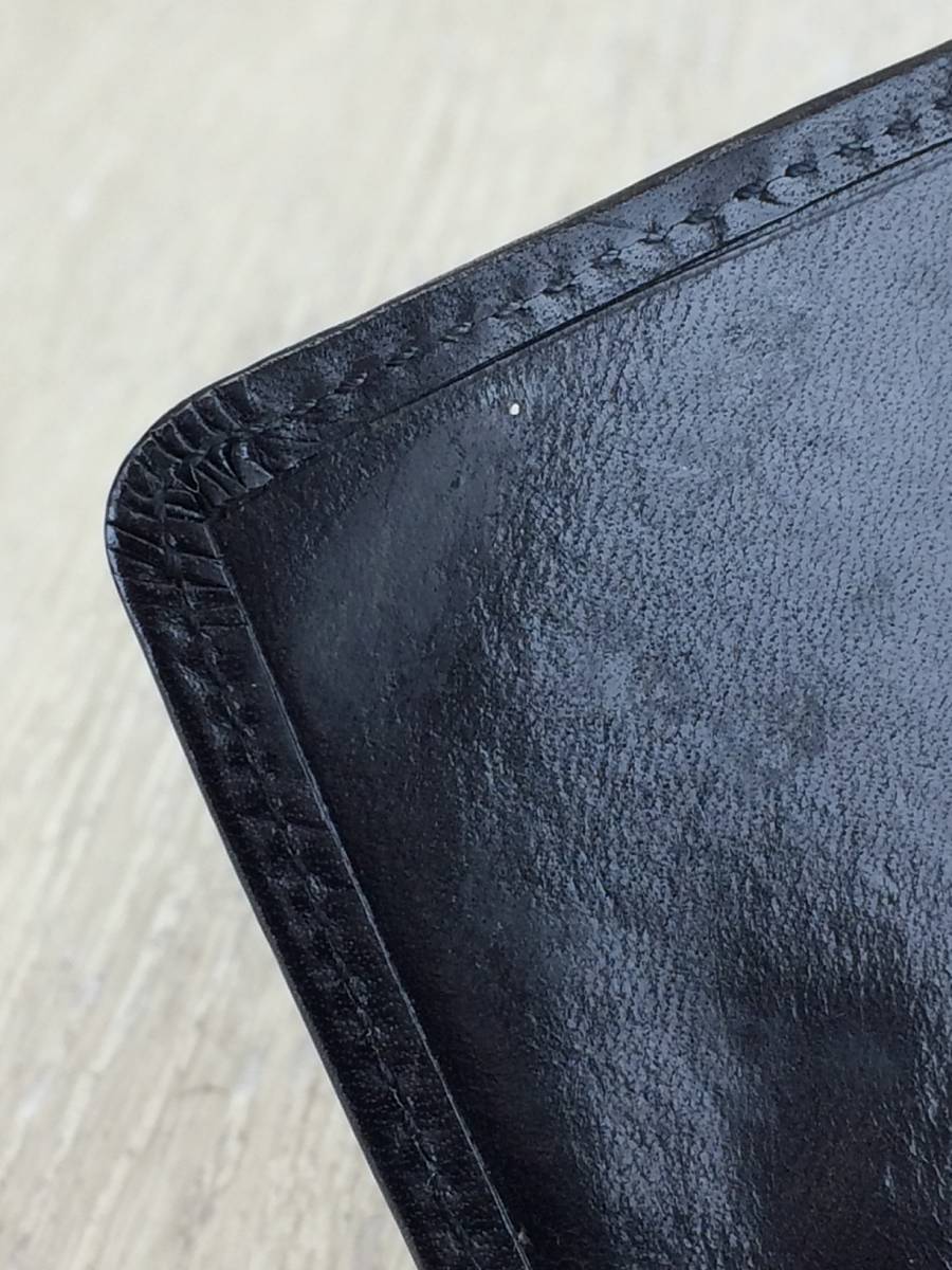 HYSTERIC GLAMOUR◇2つ折り財布/レザー/BLK/メンズ HYSTERIC GLAMOUR