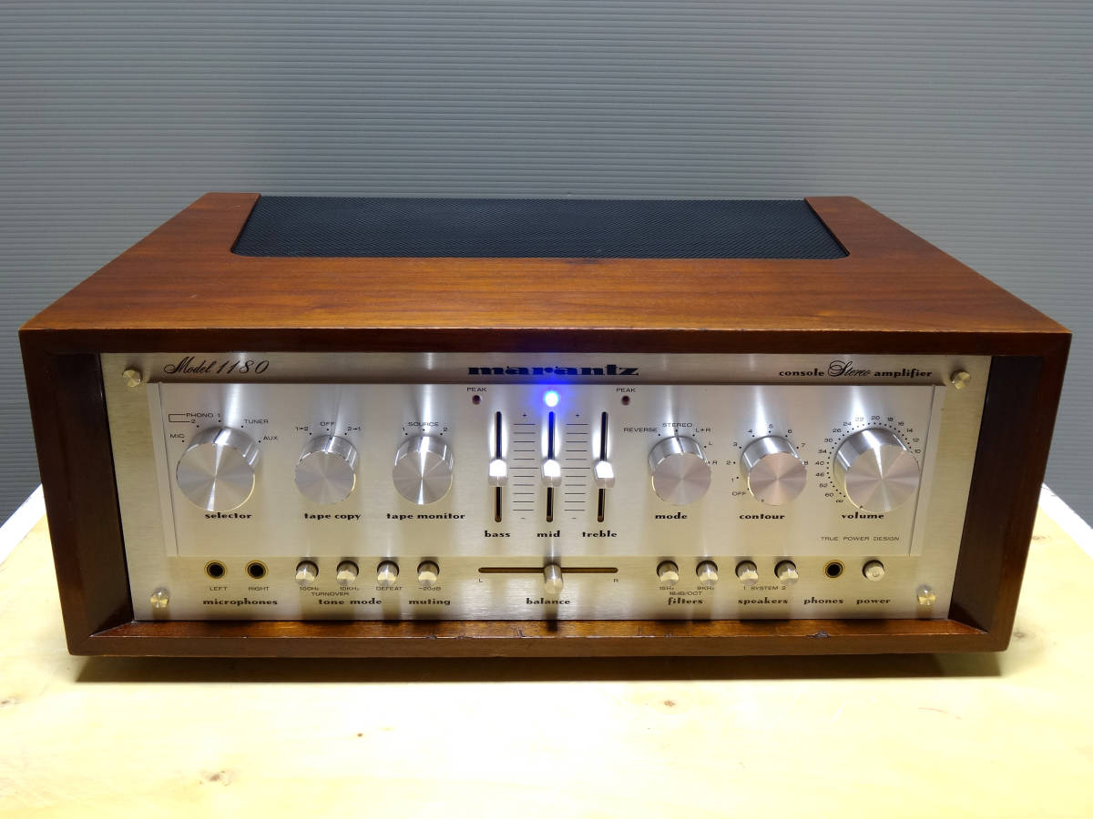 オーディオ機器 Marantz 1180 プリメインアンプ マランツ