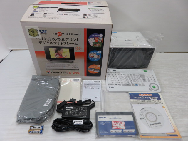 me E-840 Colorio エプソン コンパクトプリンター 旧モデル | E