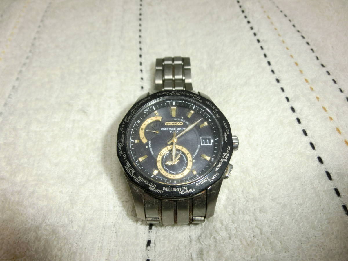 セイコー ブライツ 8b53の通販 - SEIKO Display メンズの通販 ソーラー 