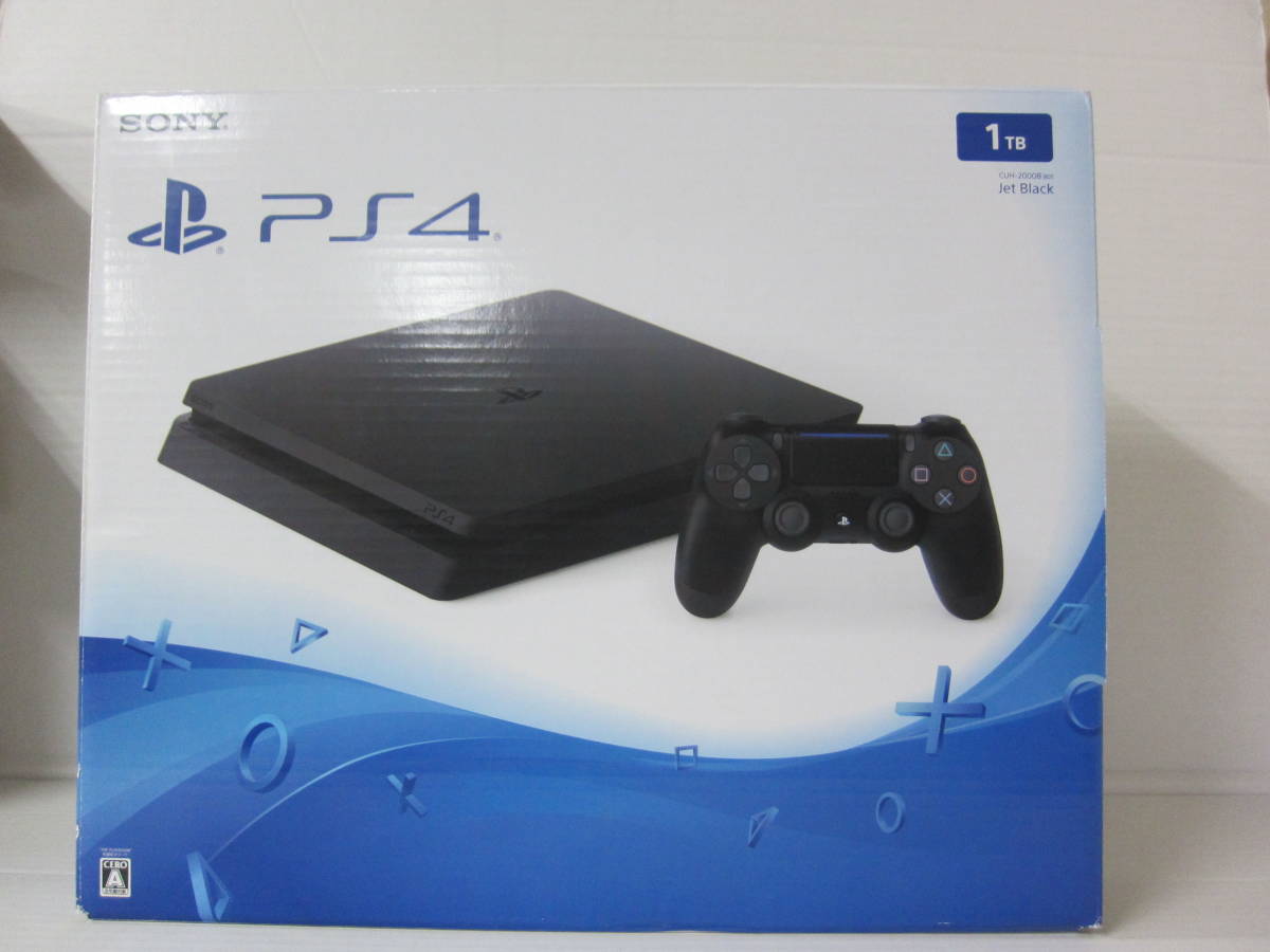  PlayStation4 ジェット ブラック 1TB CUH-2000B B01 プレステ4 本体(PS4本体)｜売買されたオークション情報、yahooの商品情報をアーカイブ公開 - オークファン PS4本体