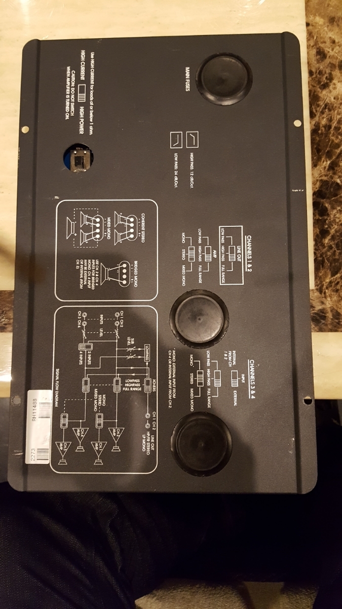 サウンドストリーム SOUNDSTREAM REFERENCE CLASS A6.0 当時物(アンプ