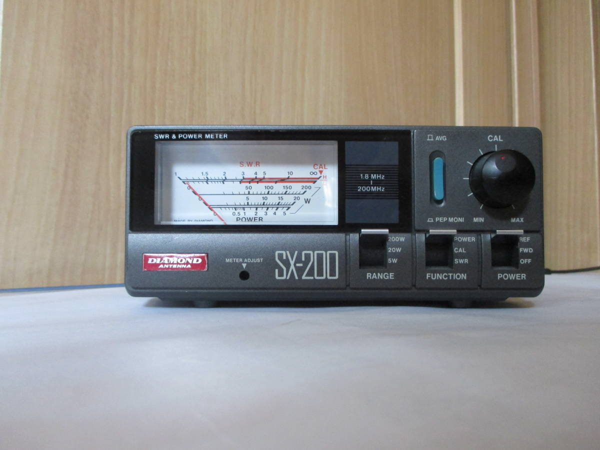 DIAMOND ダイアモンド SX-200 1.8～200MHz SWR＆パワー計 動作品・美品