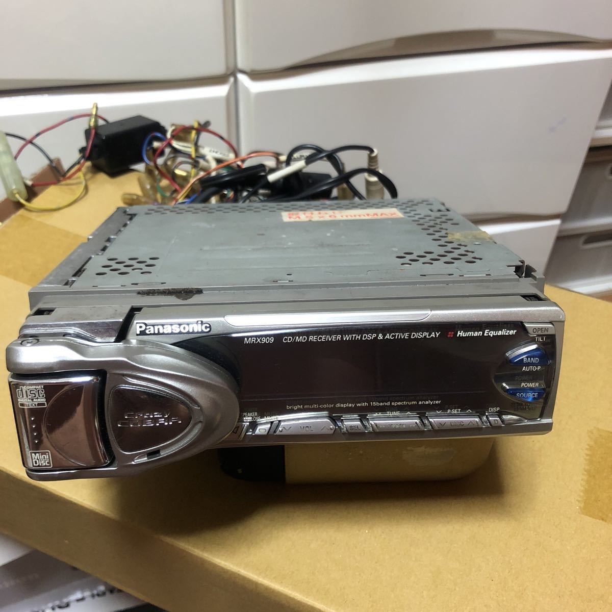 Panasonic CQ-MRX909D 1DINタイプのMD/CD 中古 売り切り パナソニック