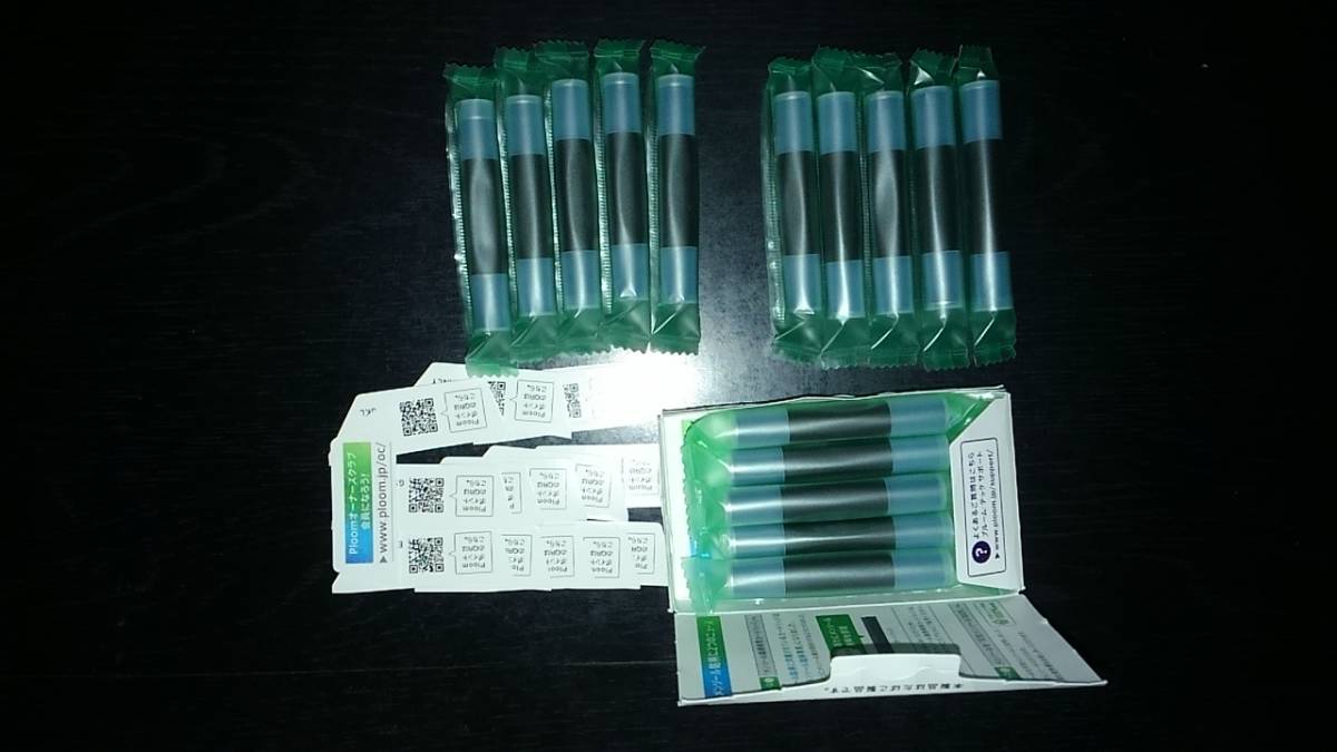プルームテック純正カートリッジ15本未使用品QRコード１５枚送料無料