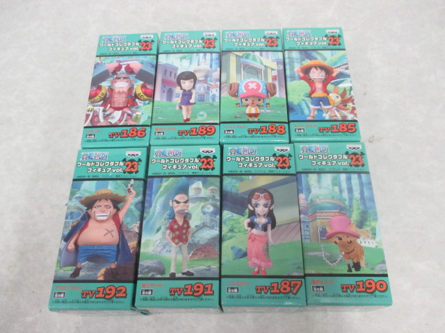 ONE PIECE ワールドコレクタブルフィギュアvol.23 全8種コンプ ,A