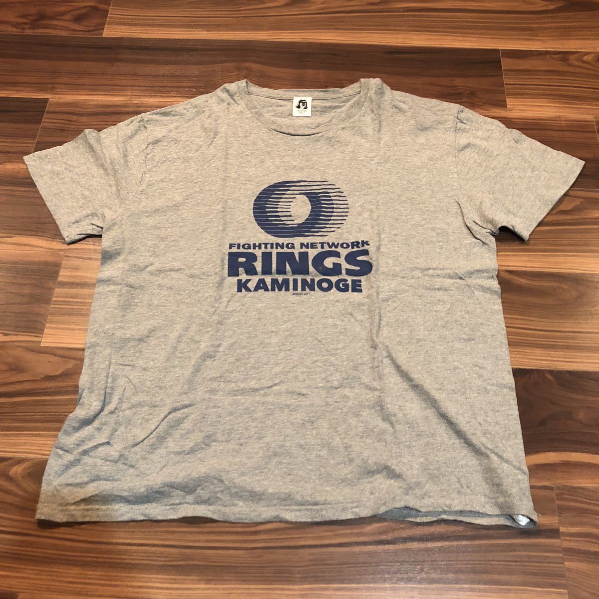 TACOMAFUJI RECORDS タコマフジ RINGS KAMINOGE tee グレー 