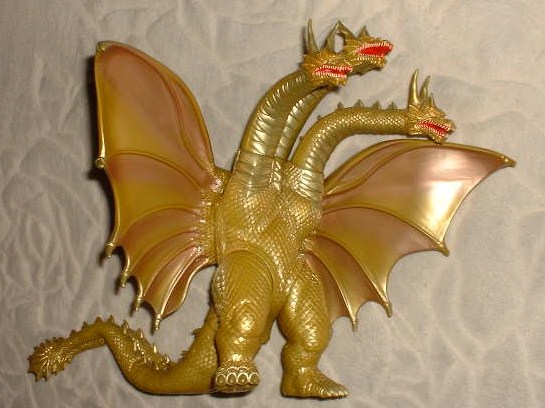モスラ3 ゴジラ：ソフビ ビッグサイズグランドギドラ 怪獣 BANDAI