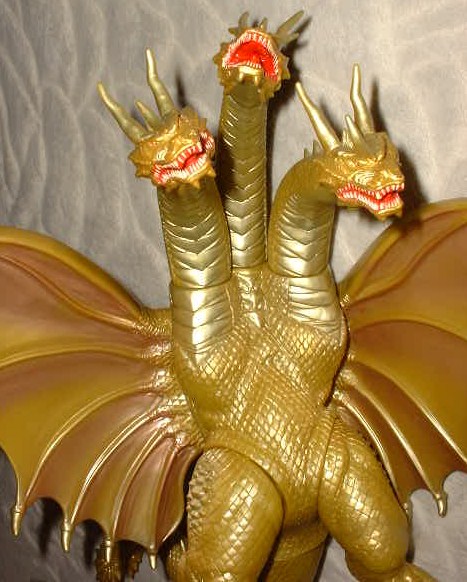 モスラ3 ゴジラ：ソフビ ビッグサイズグランドギドラ 怪獣 BANDAI