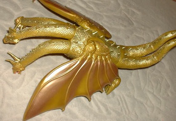 モスラ3 ゴジラ：ソフビ ビッグサイズグランドギドラ 怪獣 BANDAI