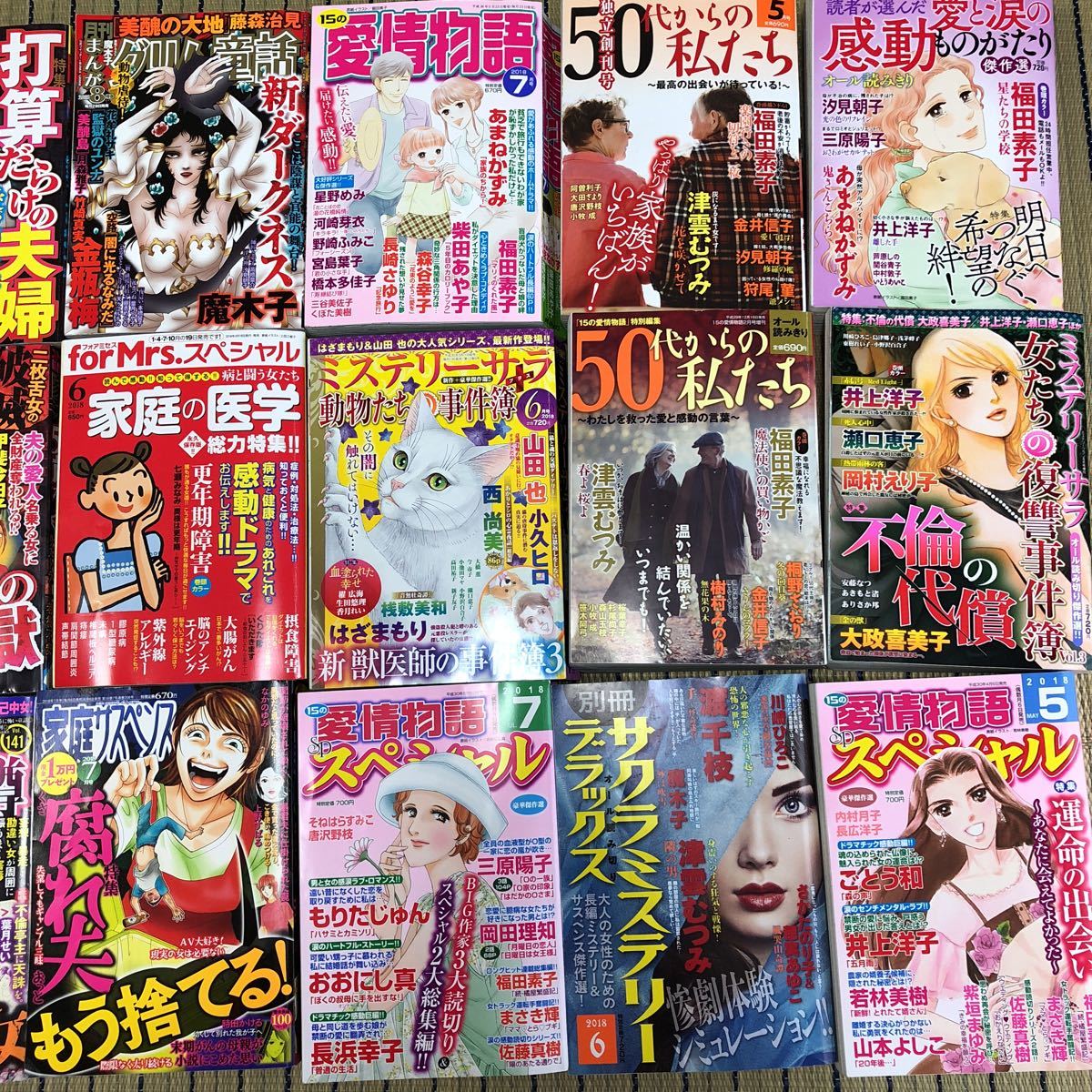 送料無料2 レディースコミック誌 女性コミック誌 レディコミ 20冊