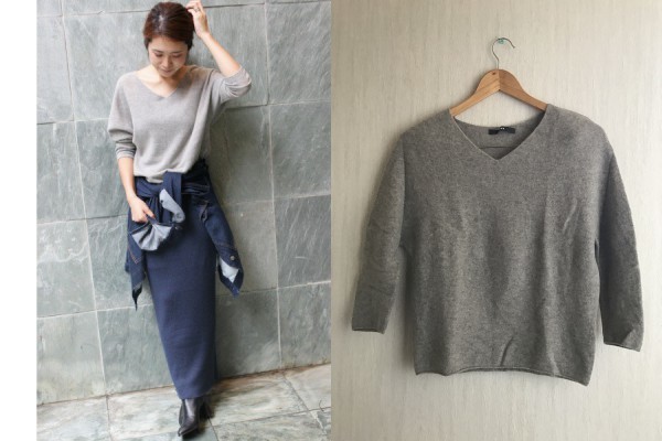 【品質保証，限定SALE】 IENA イエナ CHESSホールガーメントVネックプルオーバー グレー 2015AW ニット(トップス)｜売買されたオークション情報、yahooの商品情報をアーカイブ公開 - オークファン トップス