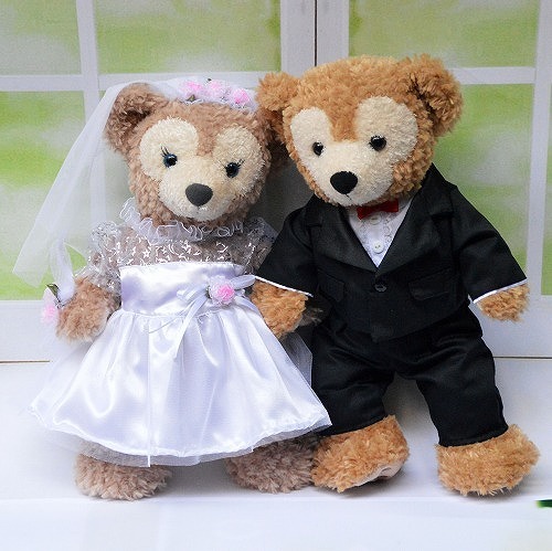 人気セール，爆買い ダッフィーとシェリーメイ洋服衣装 duffy 服 コスチューム stellalou結婚式ドレス花付男女セット10(ダッフィー)｜売買されたオークション情報、yahooの商品情報をアーカイブ公開 - オークファン ダッフィー