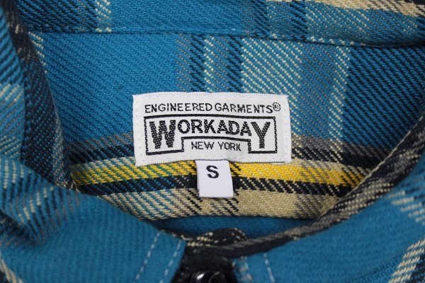 3T2488/新品 エンジニアードガーメンツ WORKADAY ユーティリティシャツ Utility Shirt Indian Plaid ENGINEERED GARMENTS GARMENTS ENGINEERED WORKADAY : (エンジニアード CROSS