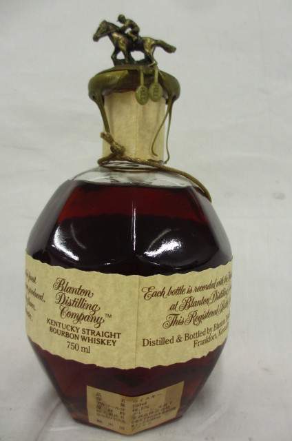 古酒 Blanton ブラントン バーボン ウイスキー 750ml 46.5% 巾着付き 未開栓 006228-m15y_3