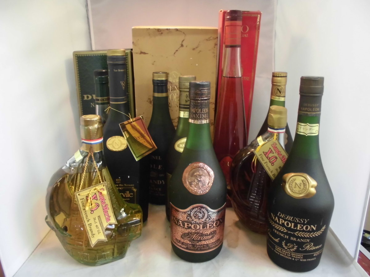 ブランデー 古酒 ナポレオン 10本セット スタート 等 ドーヴィル 1円