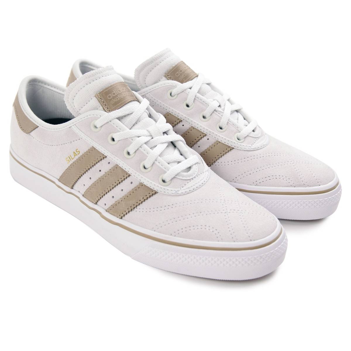 ★adidas ADI-EASE PREMIERE × SILAS 淡白/ベージュ 26.0cm アディダス アディイース プレミアム サイラス クリスタルホワイト SK8 AH2199